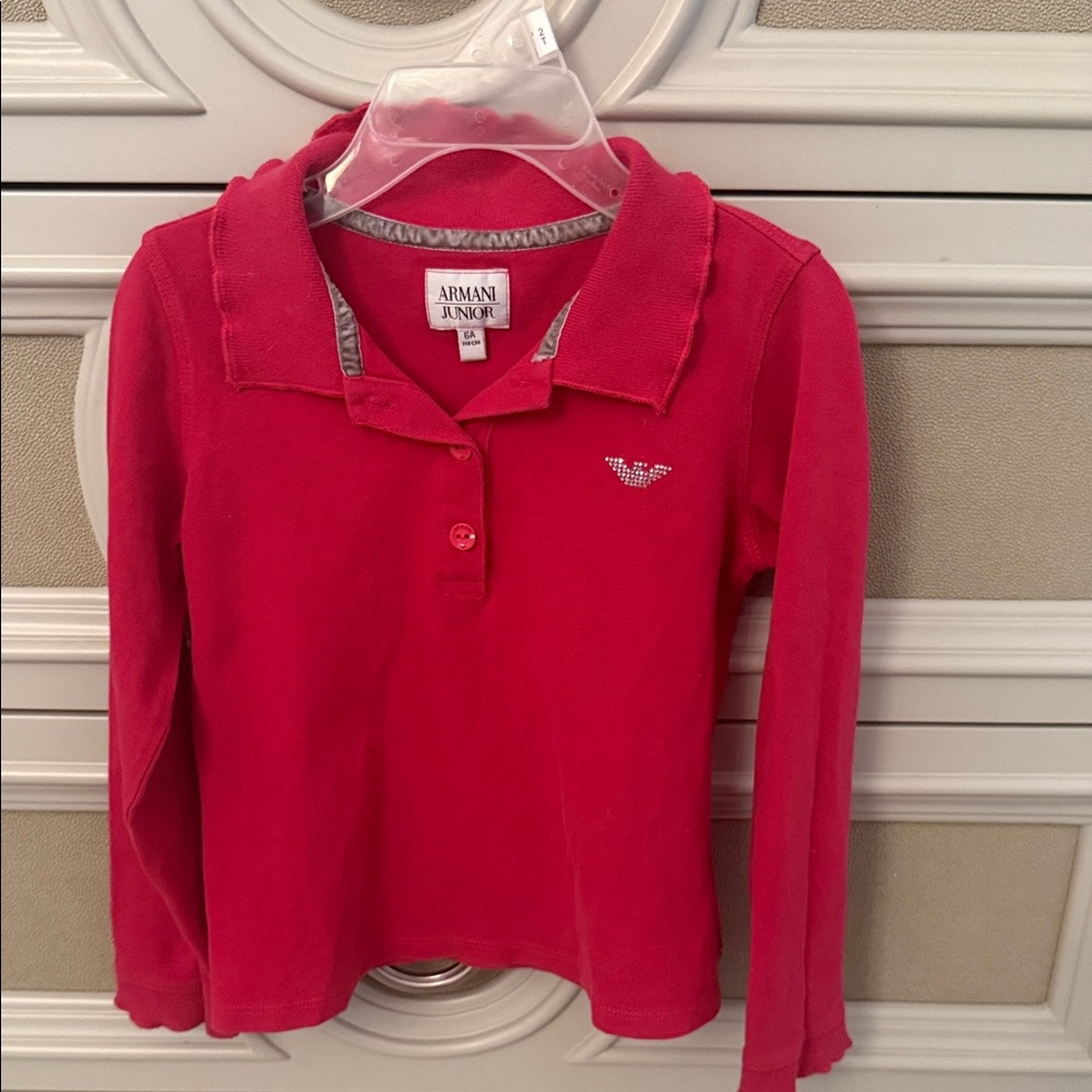 Armani junior long sleeves top